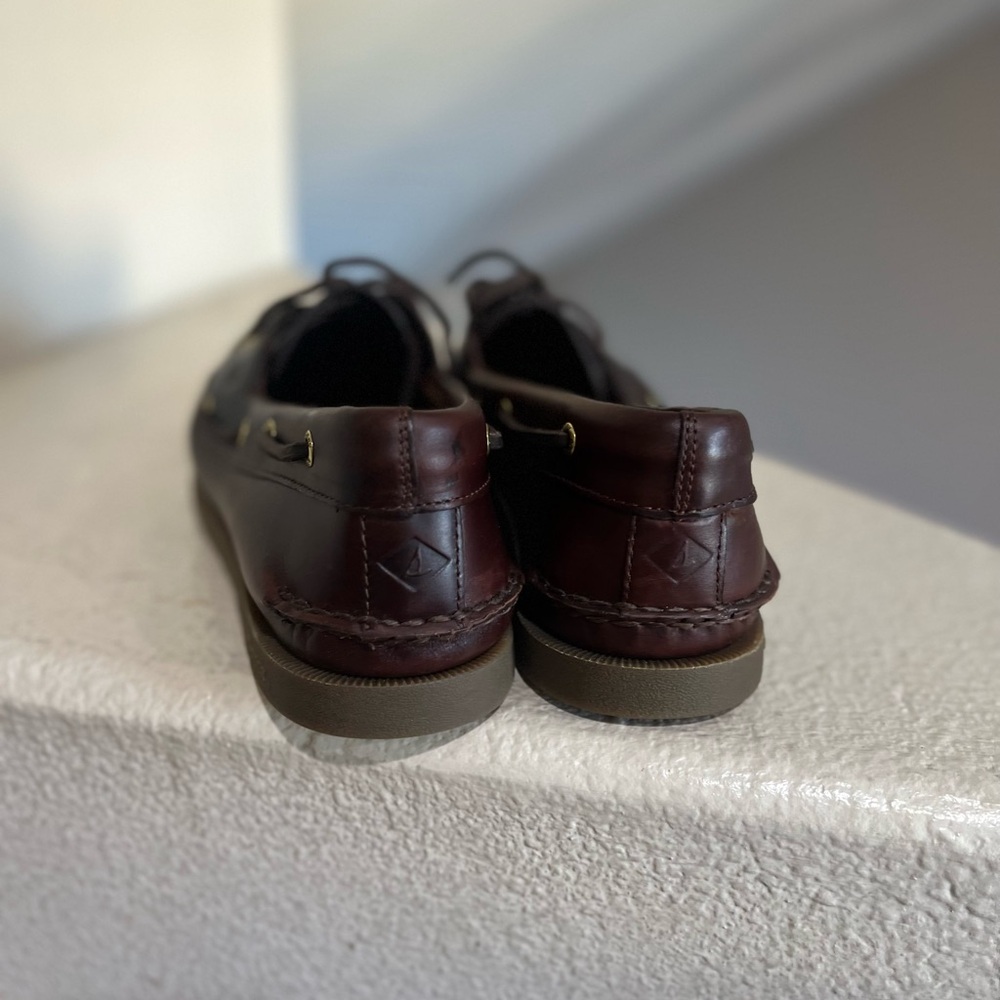 Sperry  Top-Sider Men's Authentic Original Boat Driving Shoes In Amaretto Sz 13‎ - Picture 6 of 12